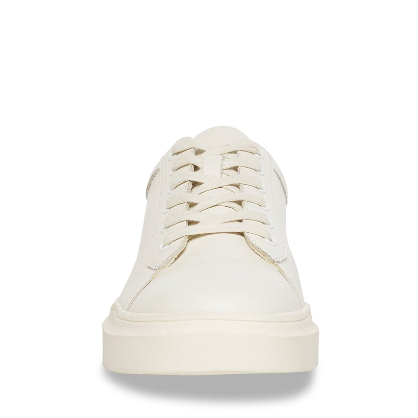 Zapatillas Steve Madden Tilton Cuero Hombre Blancas | ES DF9S08